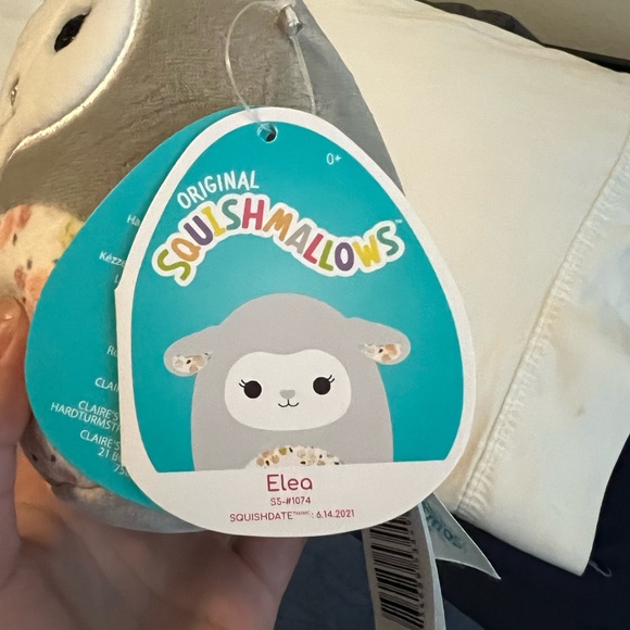 Squishmallows Elea the Floral Lamb 5” Stuffed Plush - Picture 3 of 3